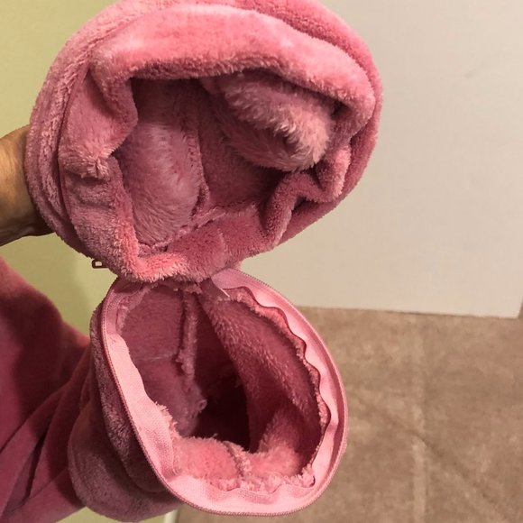 Hoodie-Footie - Pink "MOM" Size Medium - Picture 8 of 10